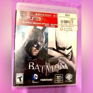 Batman, Arkham Asylum and Arkham city greatest hits PlayStation 3